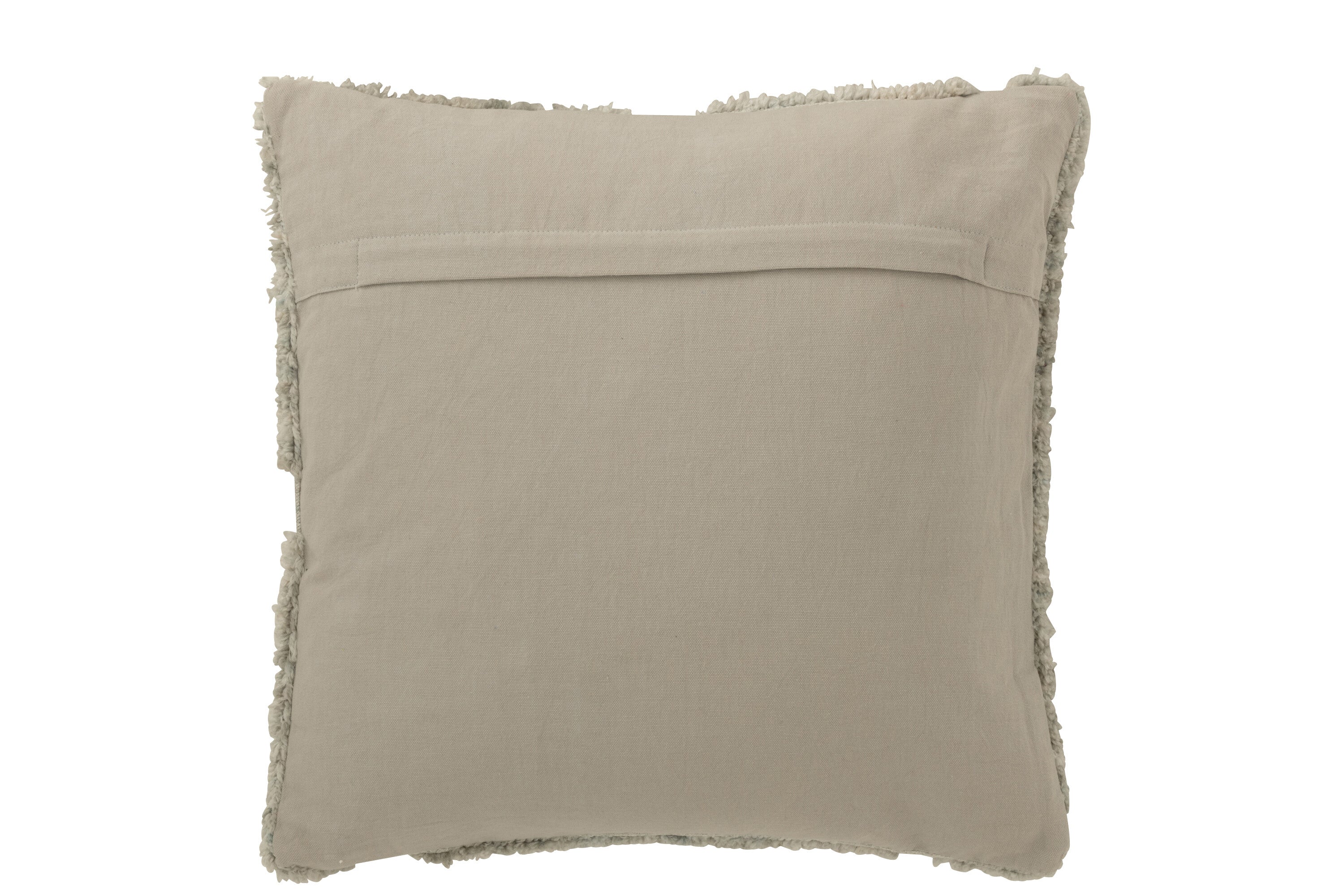 Coussin décoratif en gris bleu – Minimalisme Cosy | J-Line