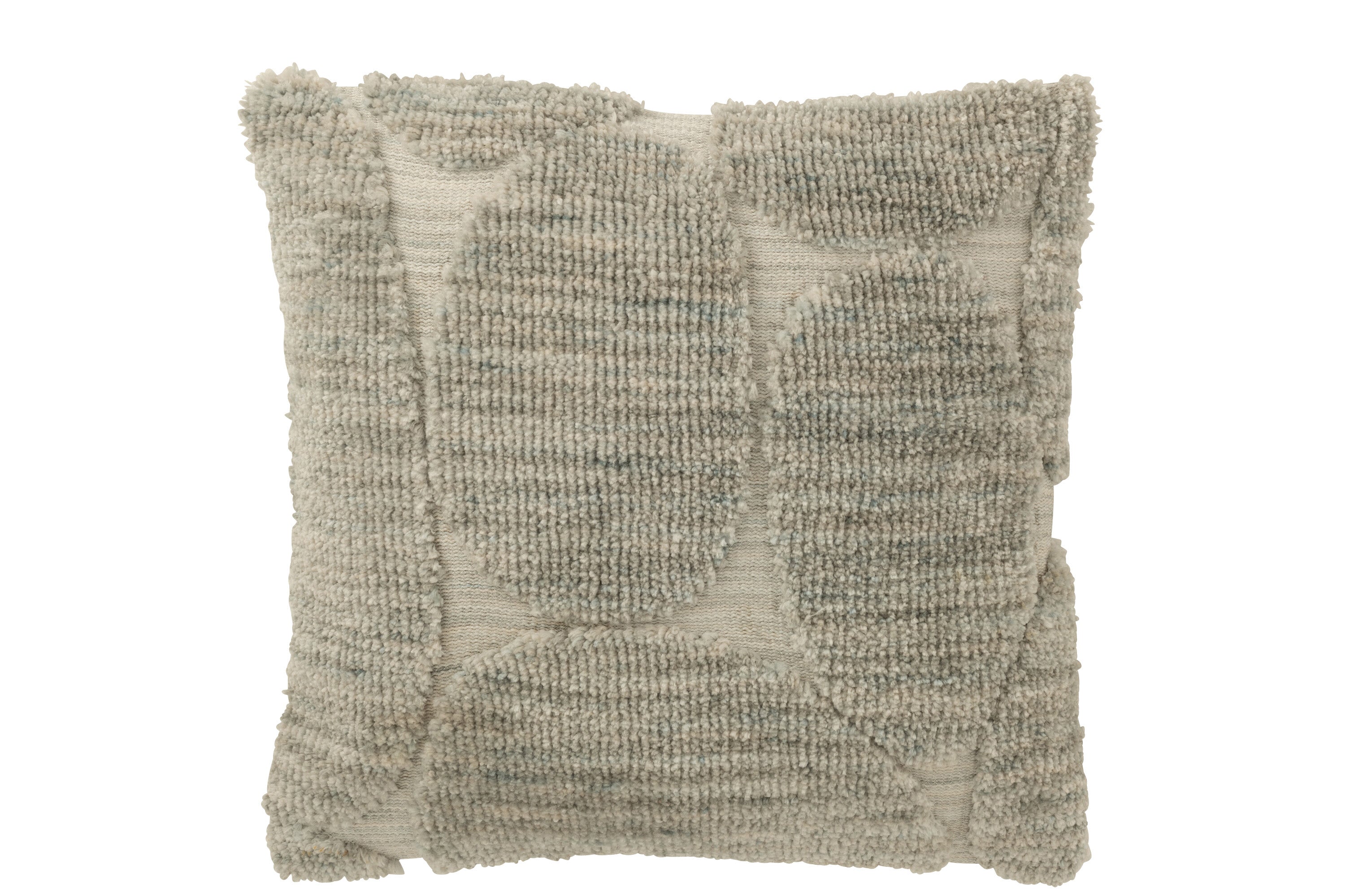 Coussin décoratif en gris bleu – Minimalisme Cosy | J-Line