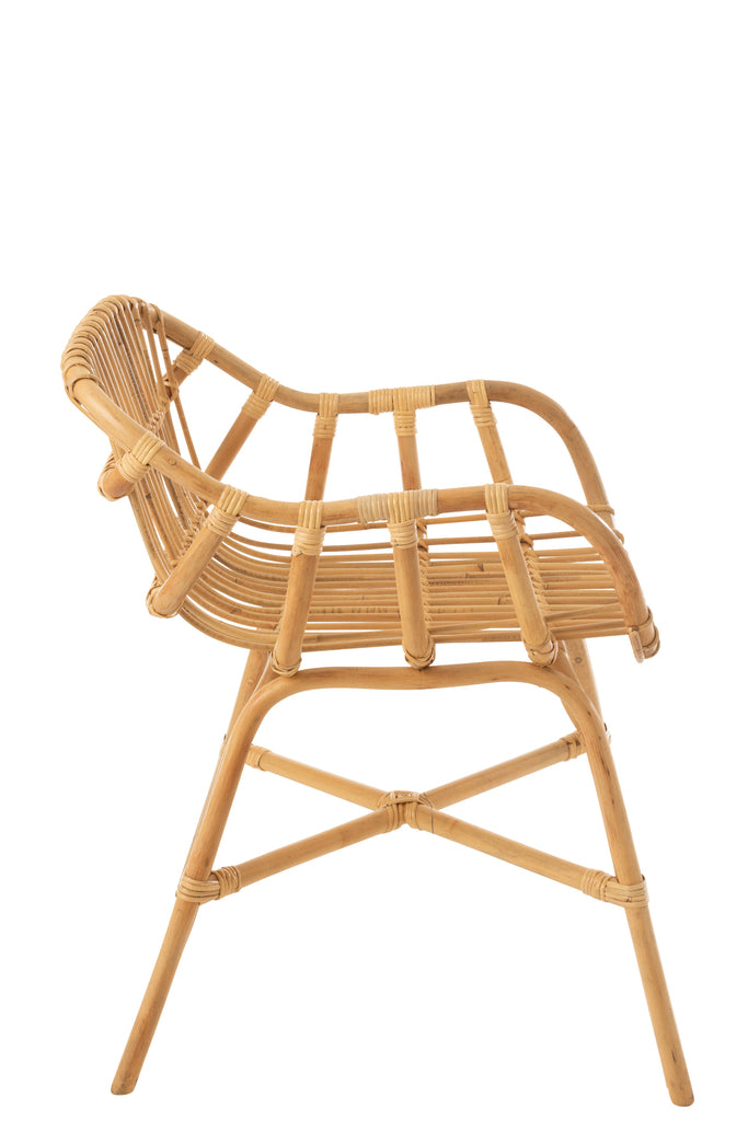 Chaise Nusa en rotin naturel - J-Line