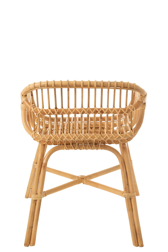 Chaise Nusa en rotin naturel - J-Line