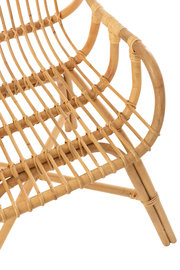 Chaise Nusa en rotin naturel - J-Line