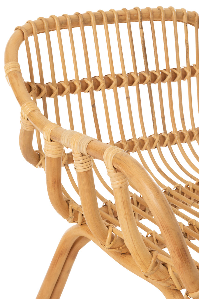 Chaise Nusa en rotin naturel - J-Line