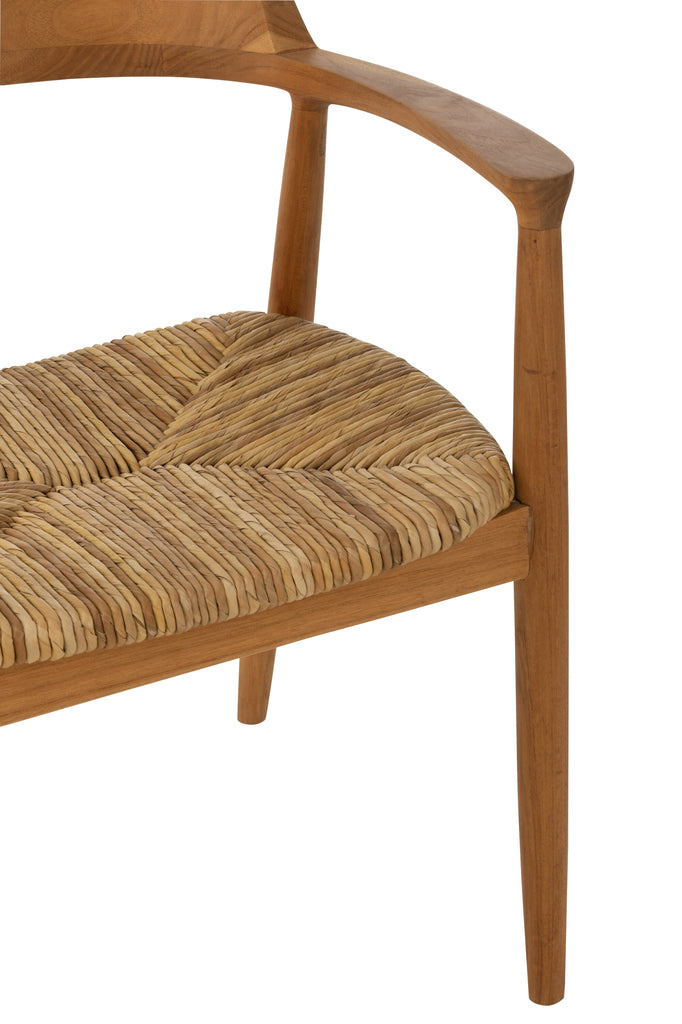 Chaise Tabanan en bois de teck naturel - J-Line