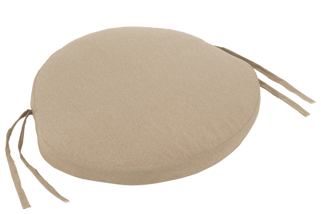 Chaise d'extérieur Roa en acier/corde beige - J-Line