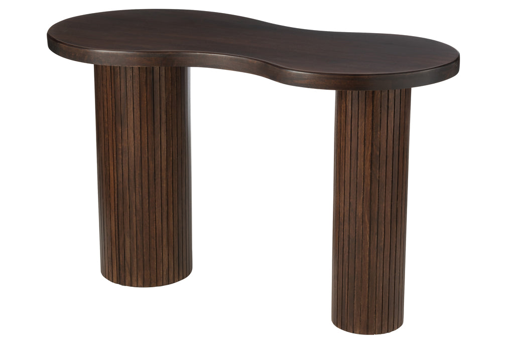 Console Lhokseumawa en bois de manguier marron - J-Line
