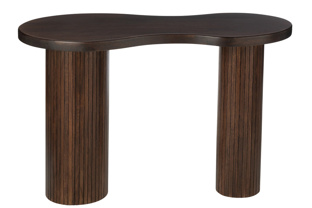 Console Lhokseumawa en bois de manguier marron - J-Line