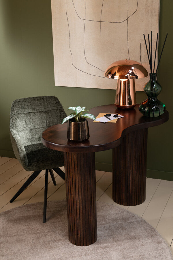 Console Lhokseumawa en bois de manguier marron - J-Line