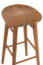 Tabouret de bar "Kuta" en teck