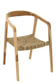 Chaise "Kuta" en teck brun