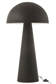 Lampadaire champignon "Maywood" XL noir