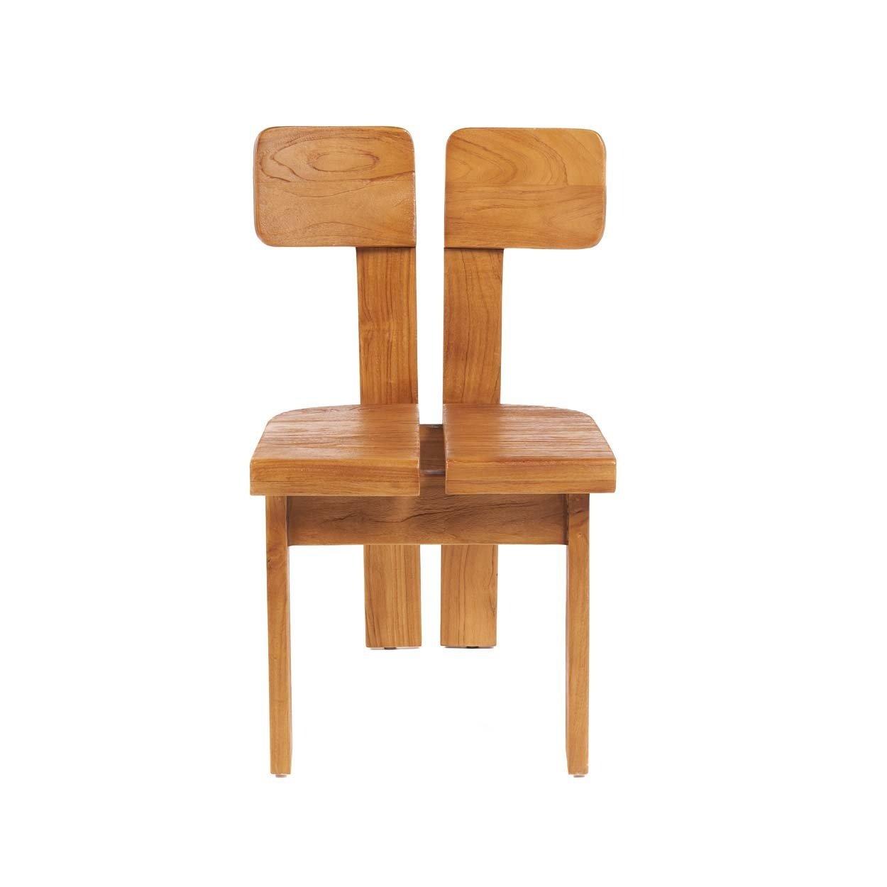 La chaise de salle à manger Sama Sama - Teck - Bazar Bizar