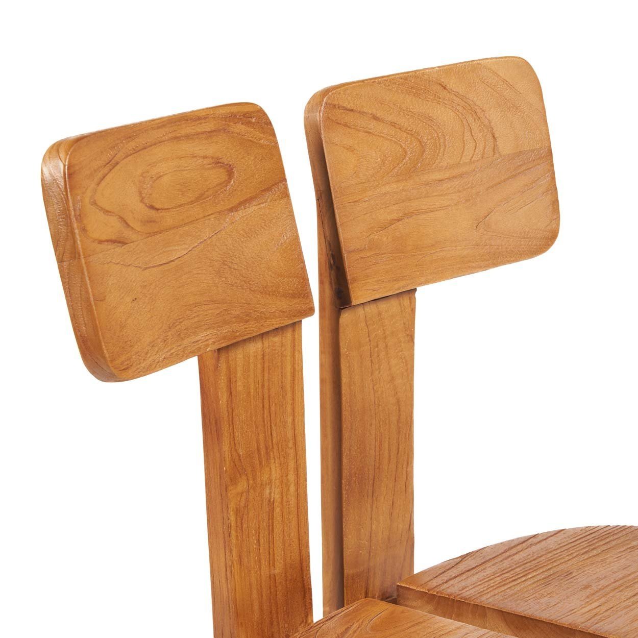 La chaise de salle à manger Sama Sama - Teck - Bazar Bizar