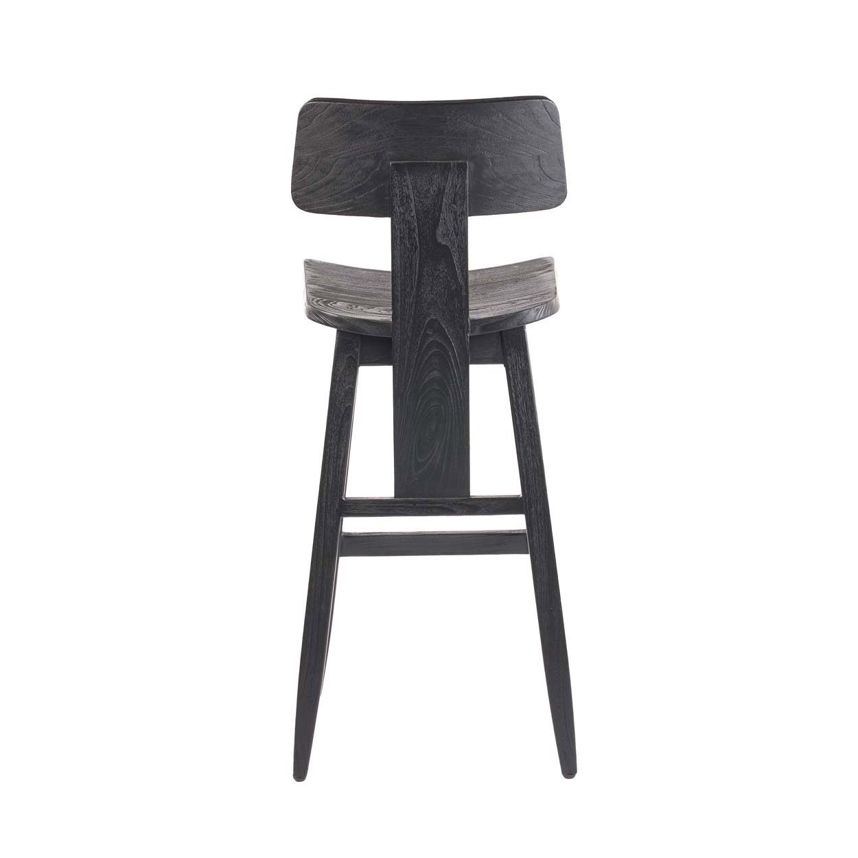 Le tabouret LovYa - Teck Noir - Bazar Bizar