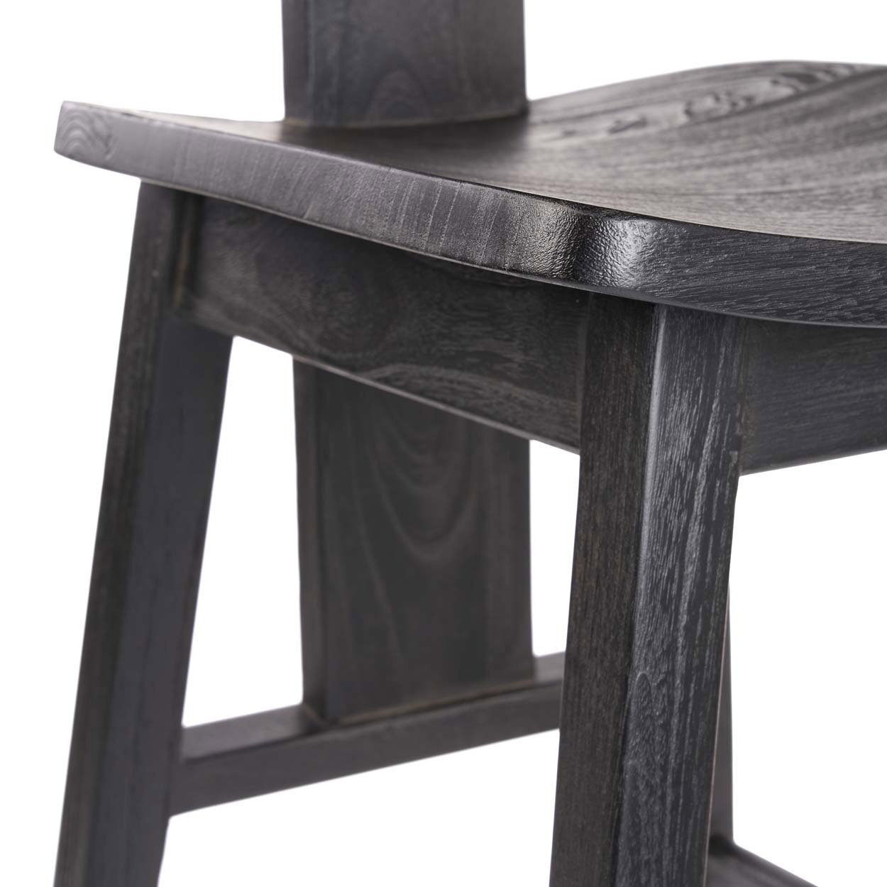 Le tabouret LovYa - Teck Noir - Bazar Bizar