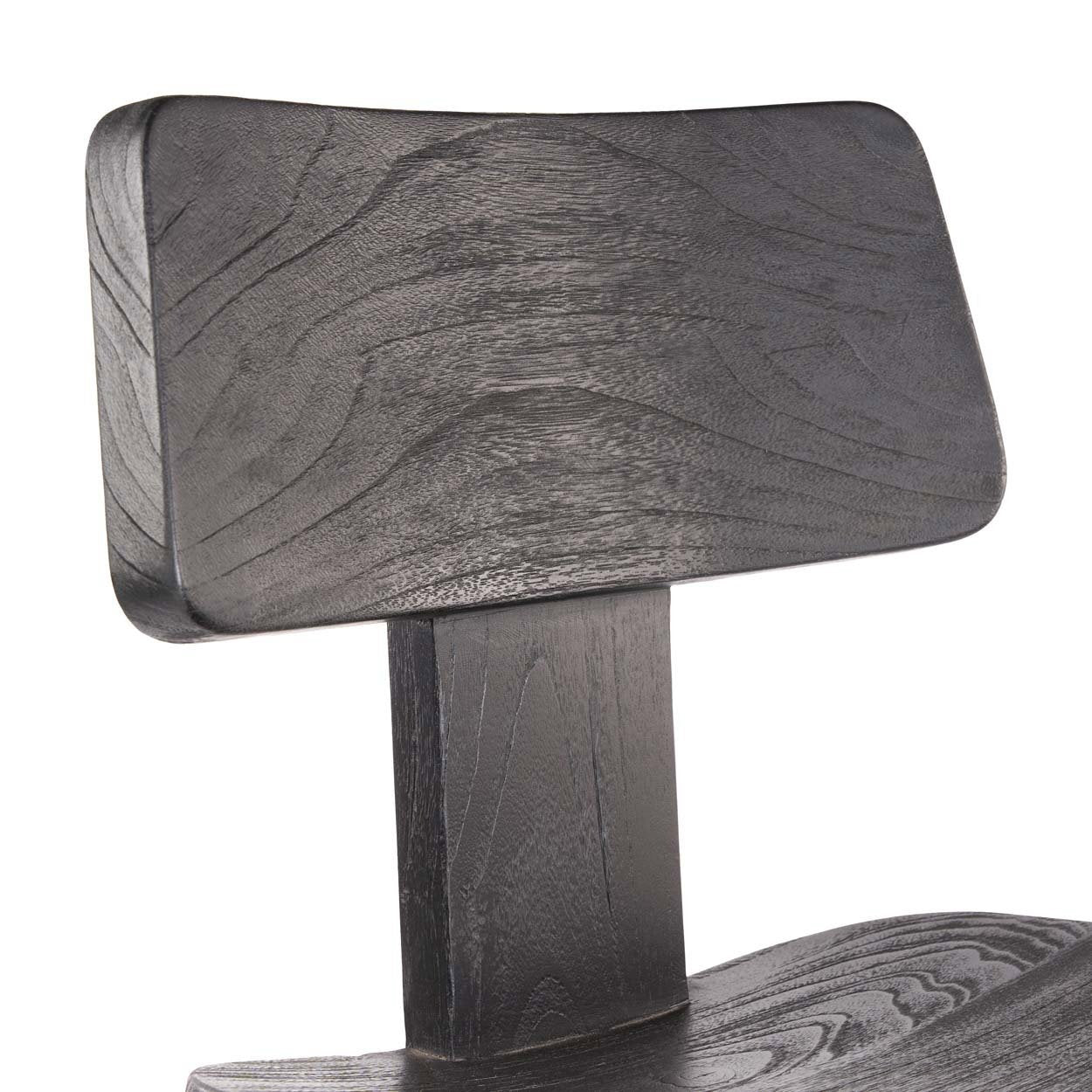 Le tabouret LovYa - Teck Noir - Bazar Bizar