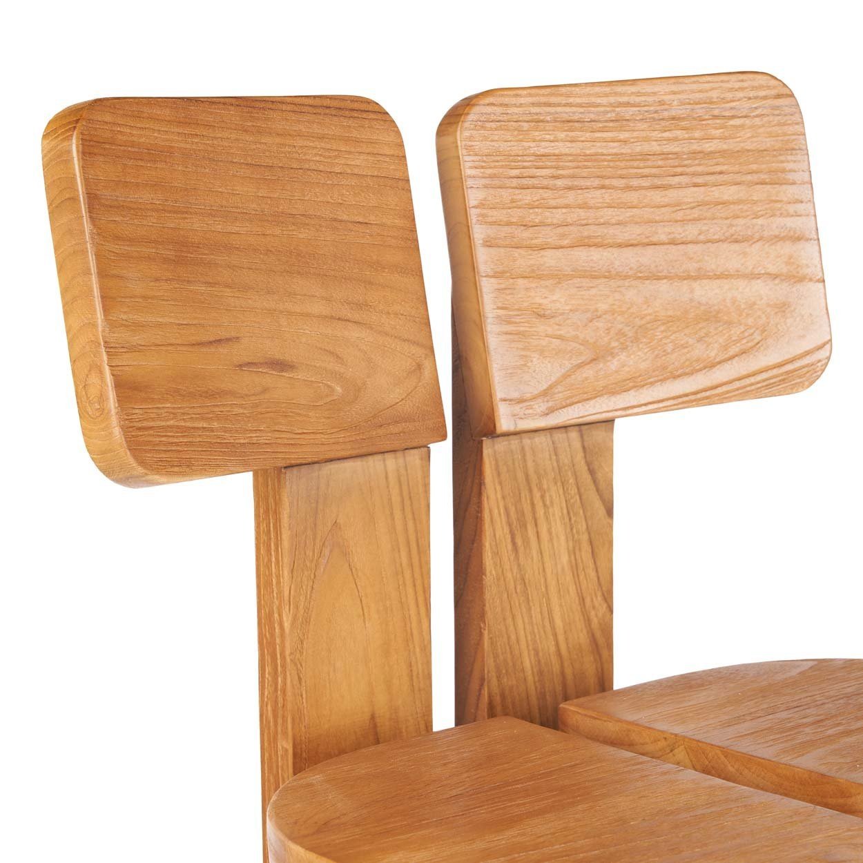 Le tabouret de bar Sama Sama - Teck - Bazar Bizar
