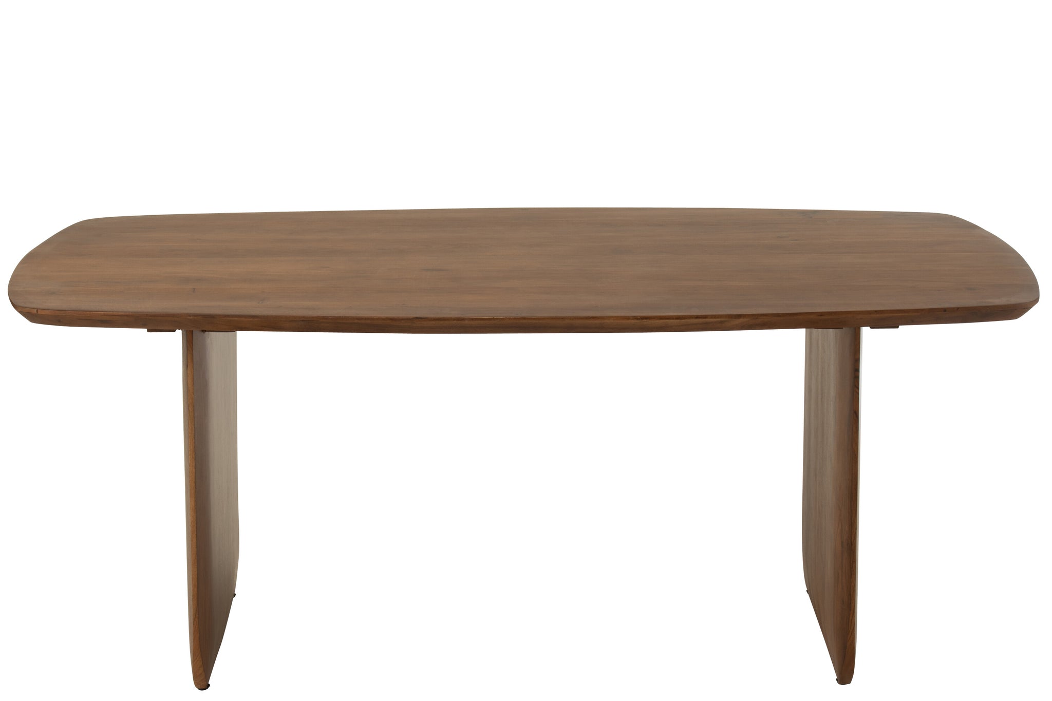 Table à manger "Lalla" en bois d'acacia finition foncée 190 cm x 100 cm – Élégance intemporelle, bois massif durable | J-Line