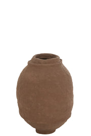 Vase "Coklat " en papier mâché medium