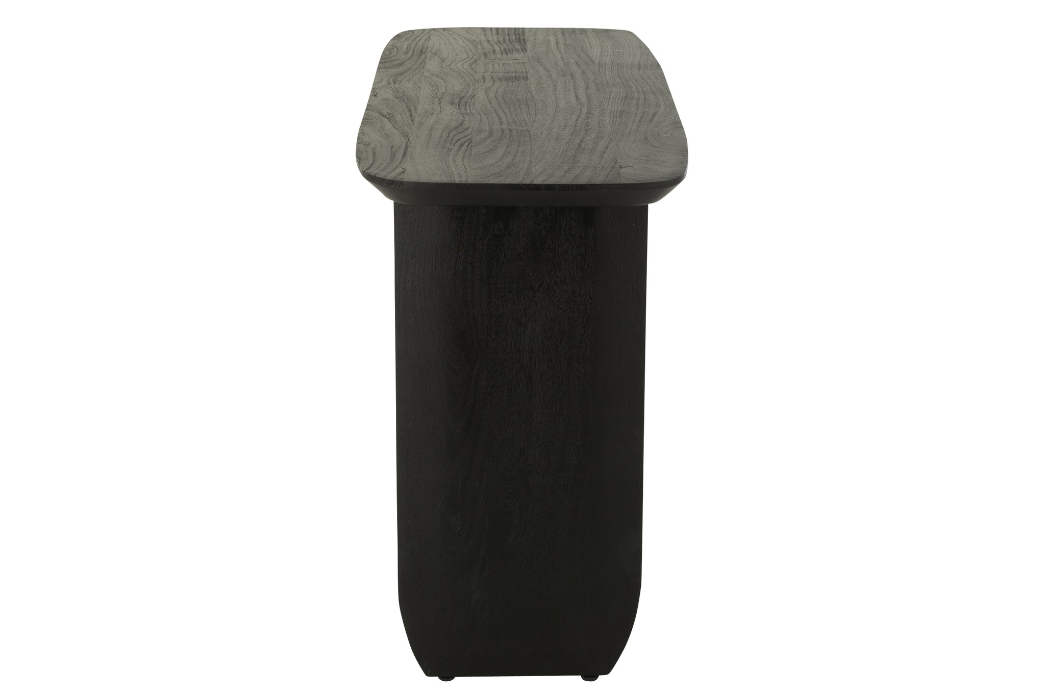 Console "Lalla" en bois d’acacia noir - Design minimaliste, bois massif | J-Line