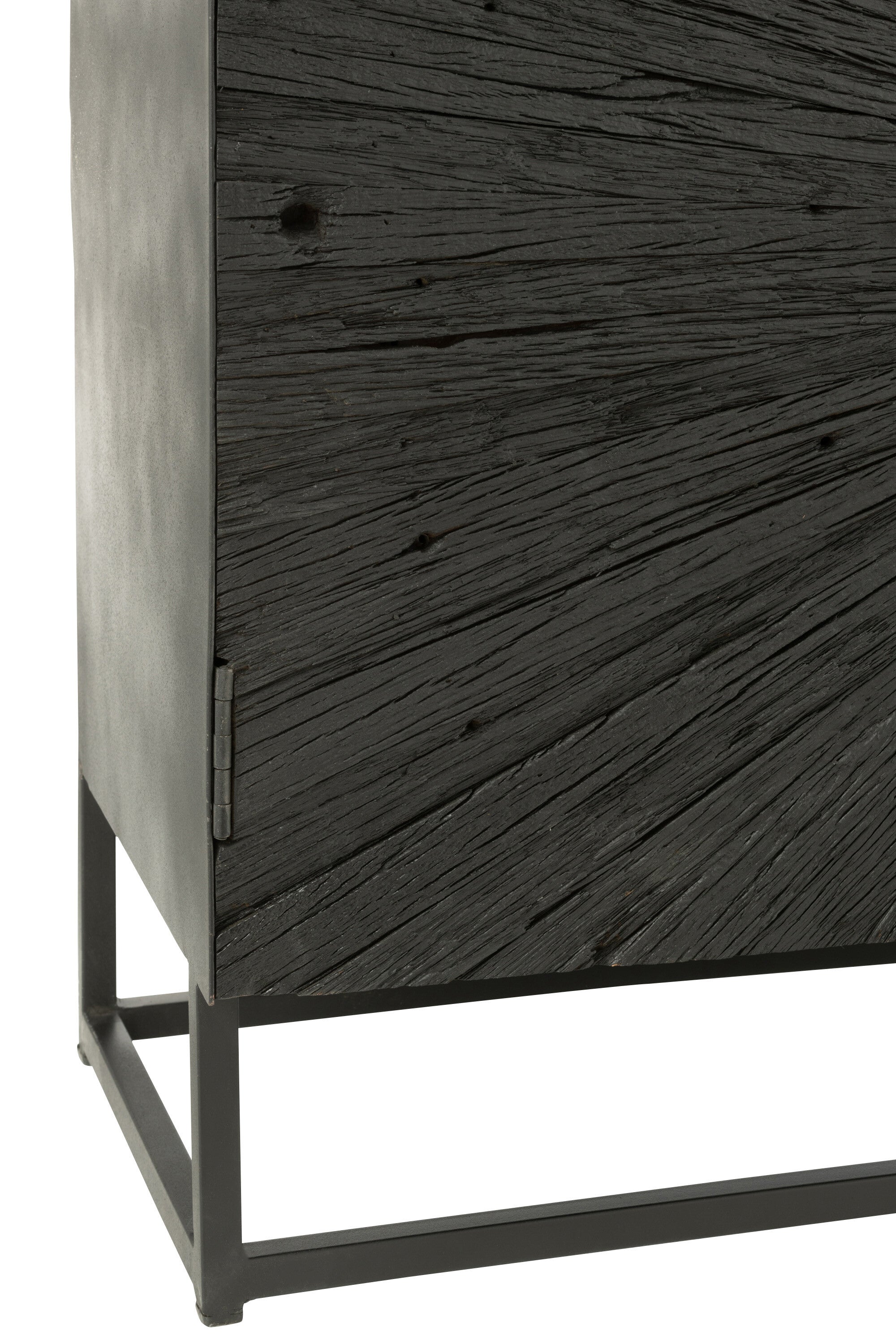 Buffet "Mekaki" en bois noir