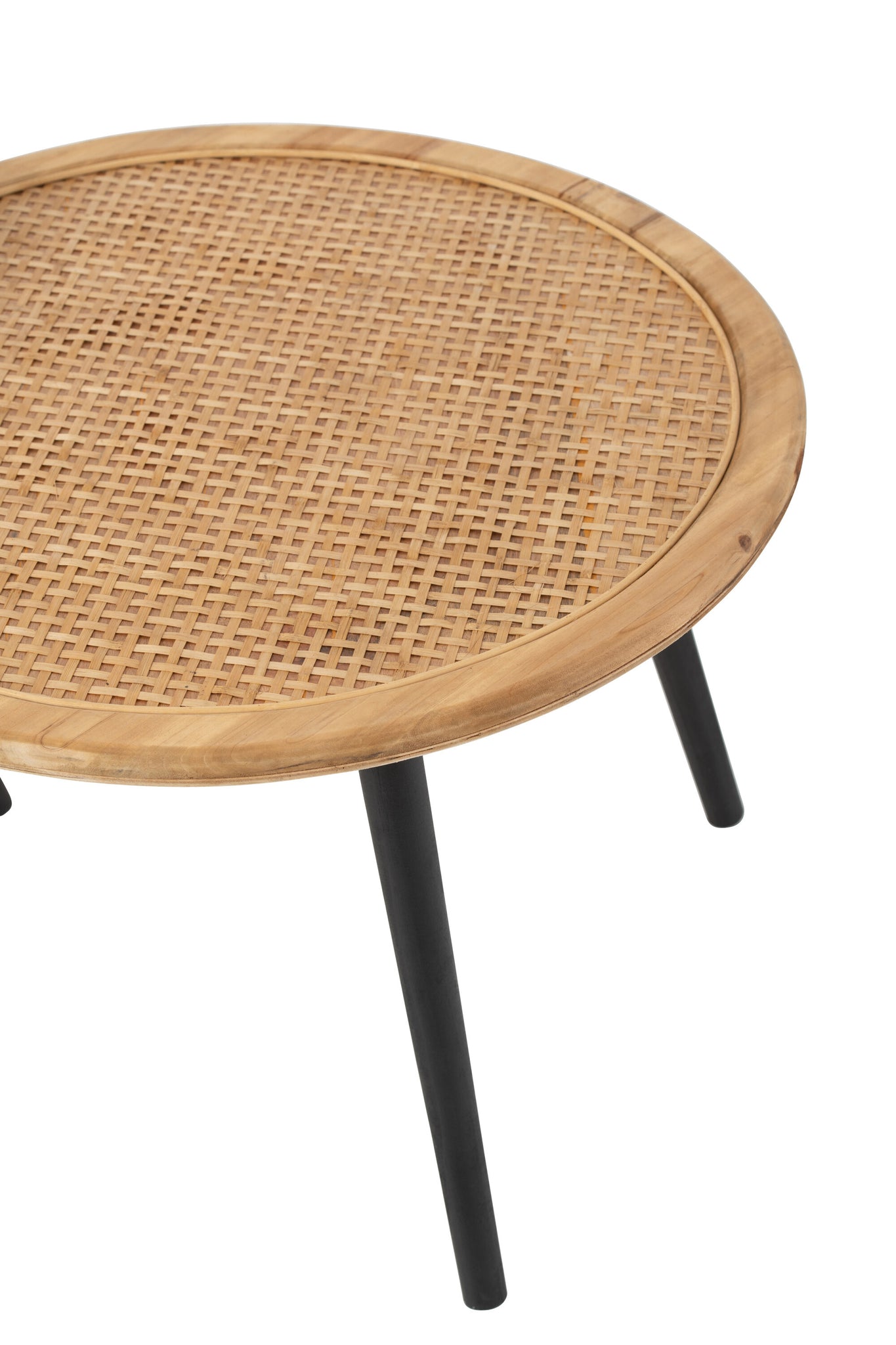 Set de 2 tables d'appoint "Nissa" en bambou naturel - Design élégant, Polyvalence | J-Line