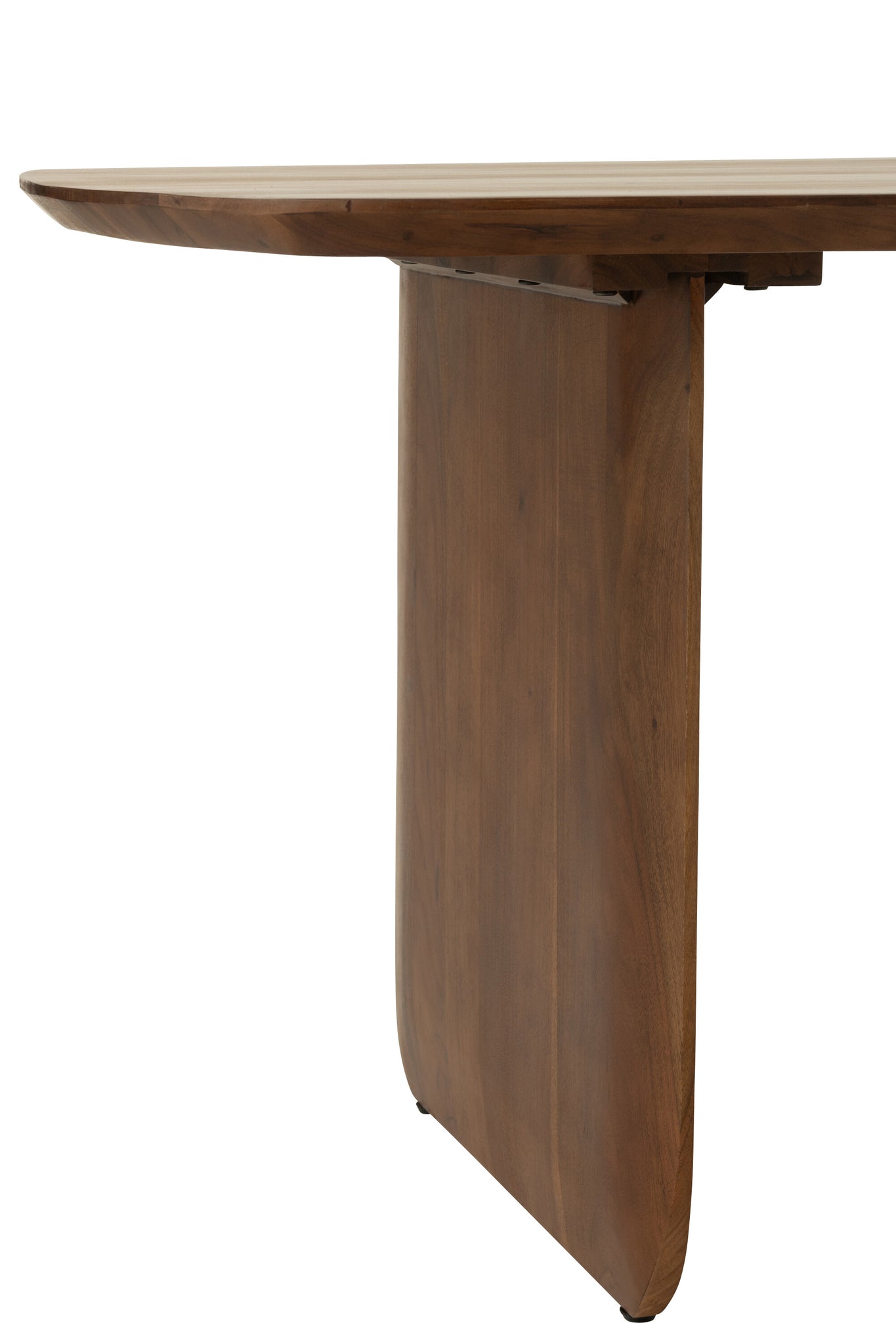 Table à manger "Lalla" en bois d'acacia finition foncée 190 cm x 100 cm – Élégance intemporelle, bois massif durable | J-Line
