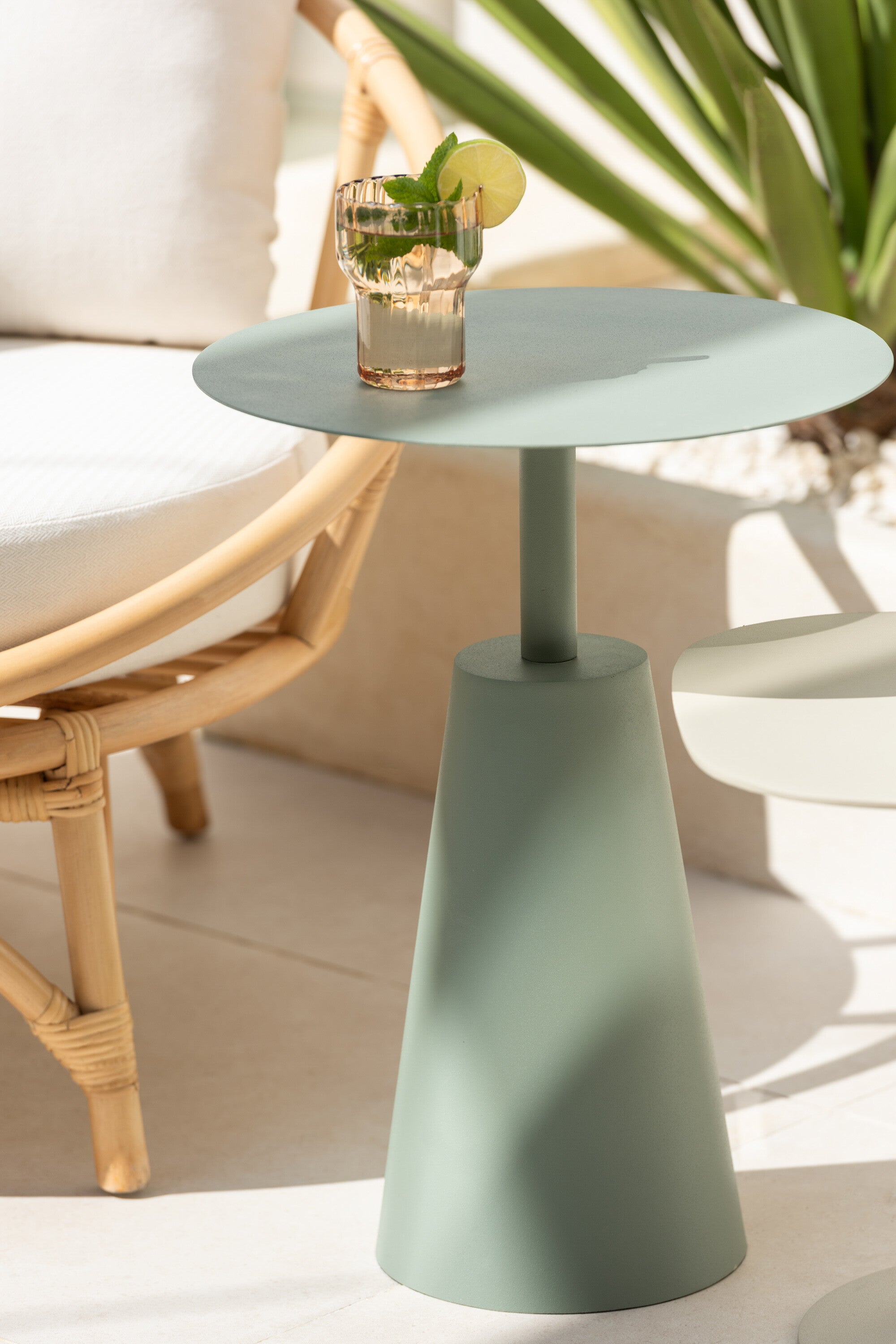 Set de 2 tables basses "Madison" en fer