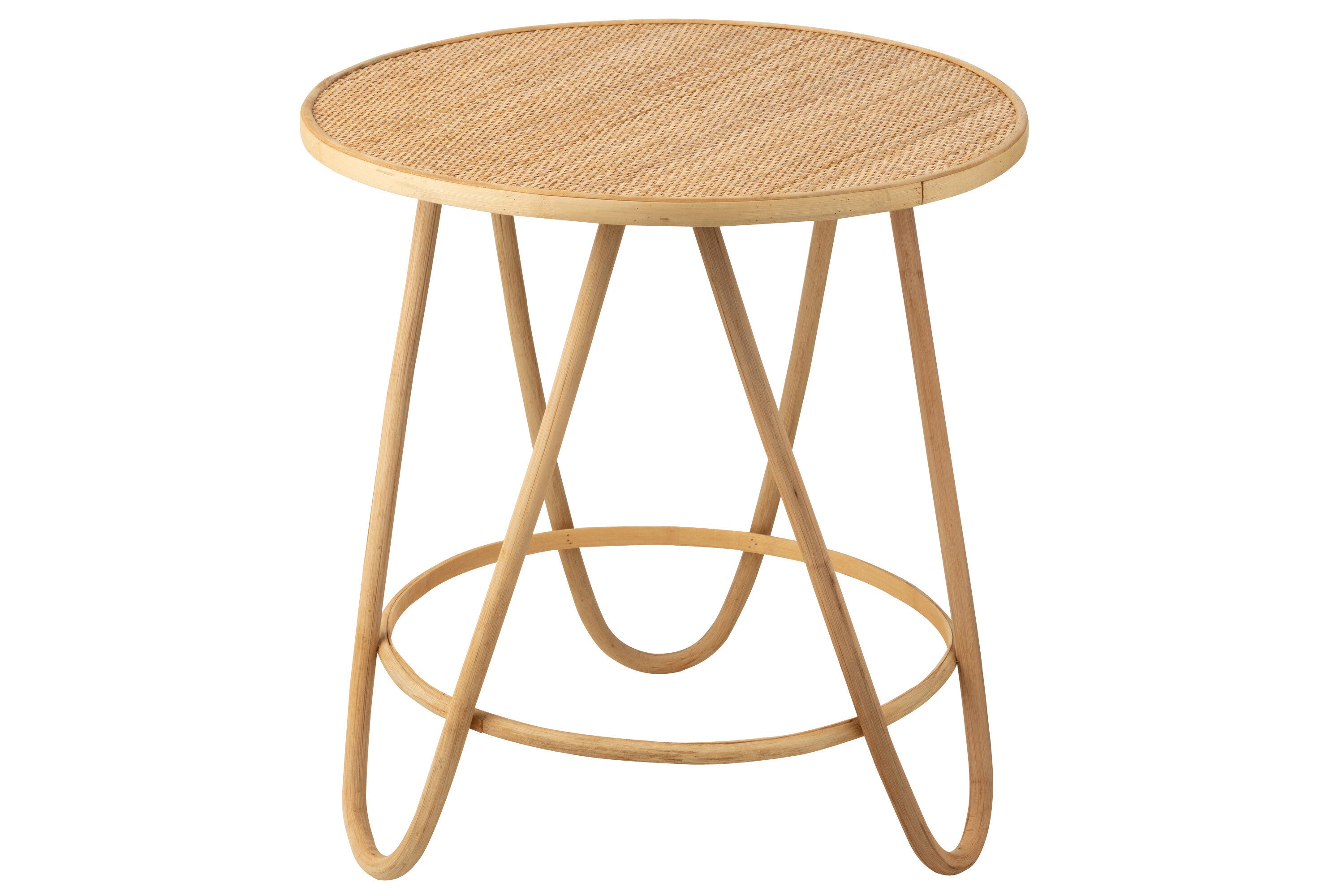 Table d'appoint "Rangiora" en rotin naturel