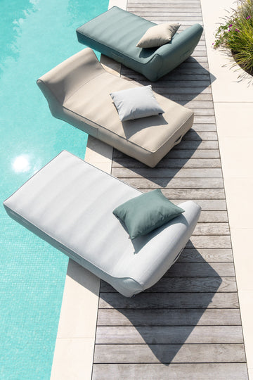 Matelas de piscine Hélène en polypropylène vert - Extérieur - J-Line
