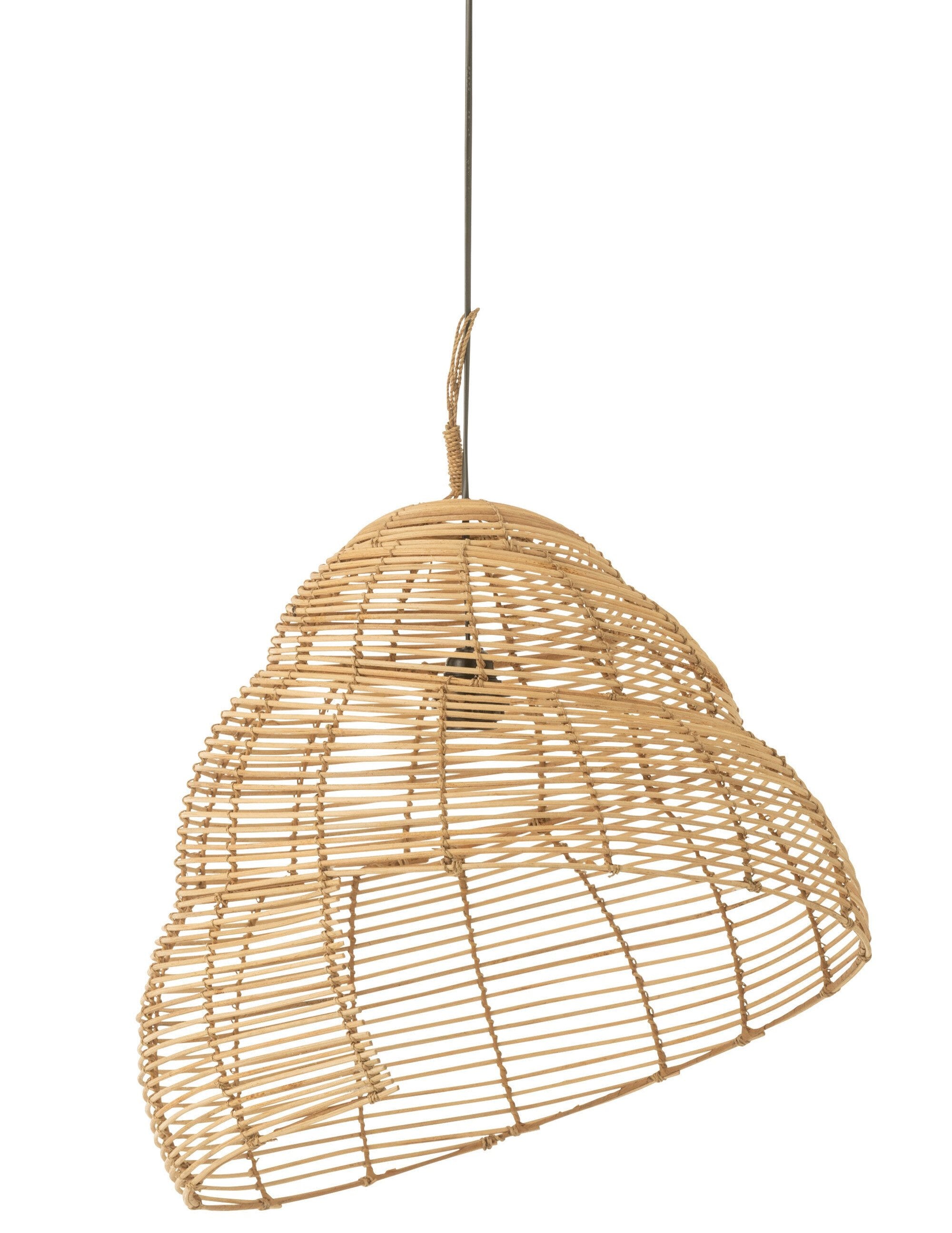 Suspension luminaire "Malang" en bambou