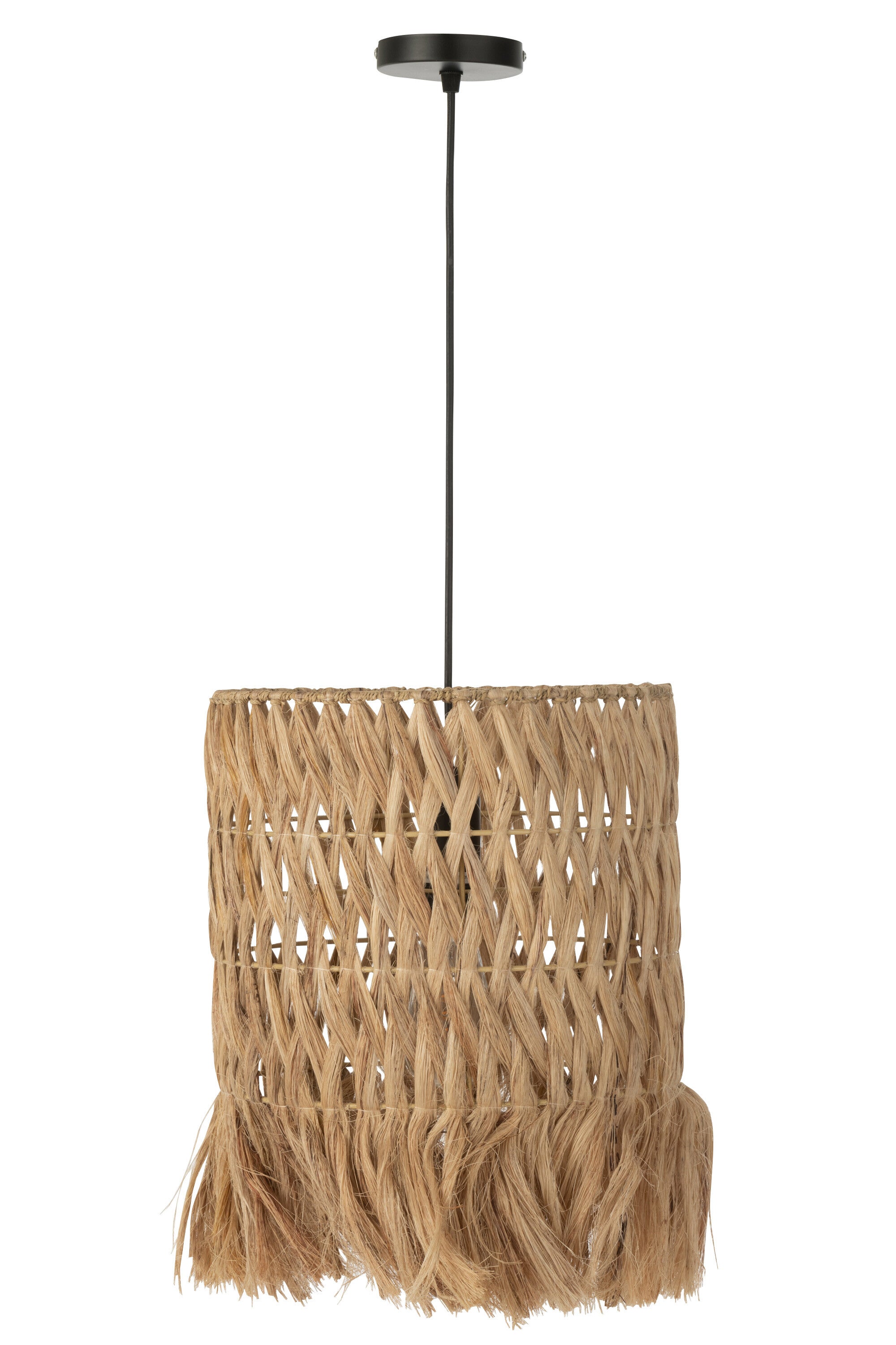 Suspension luminaire "Flores" en fibre de bananier