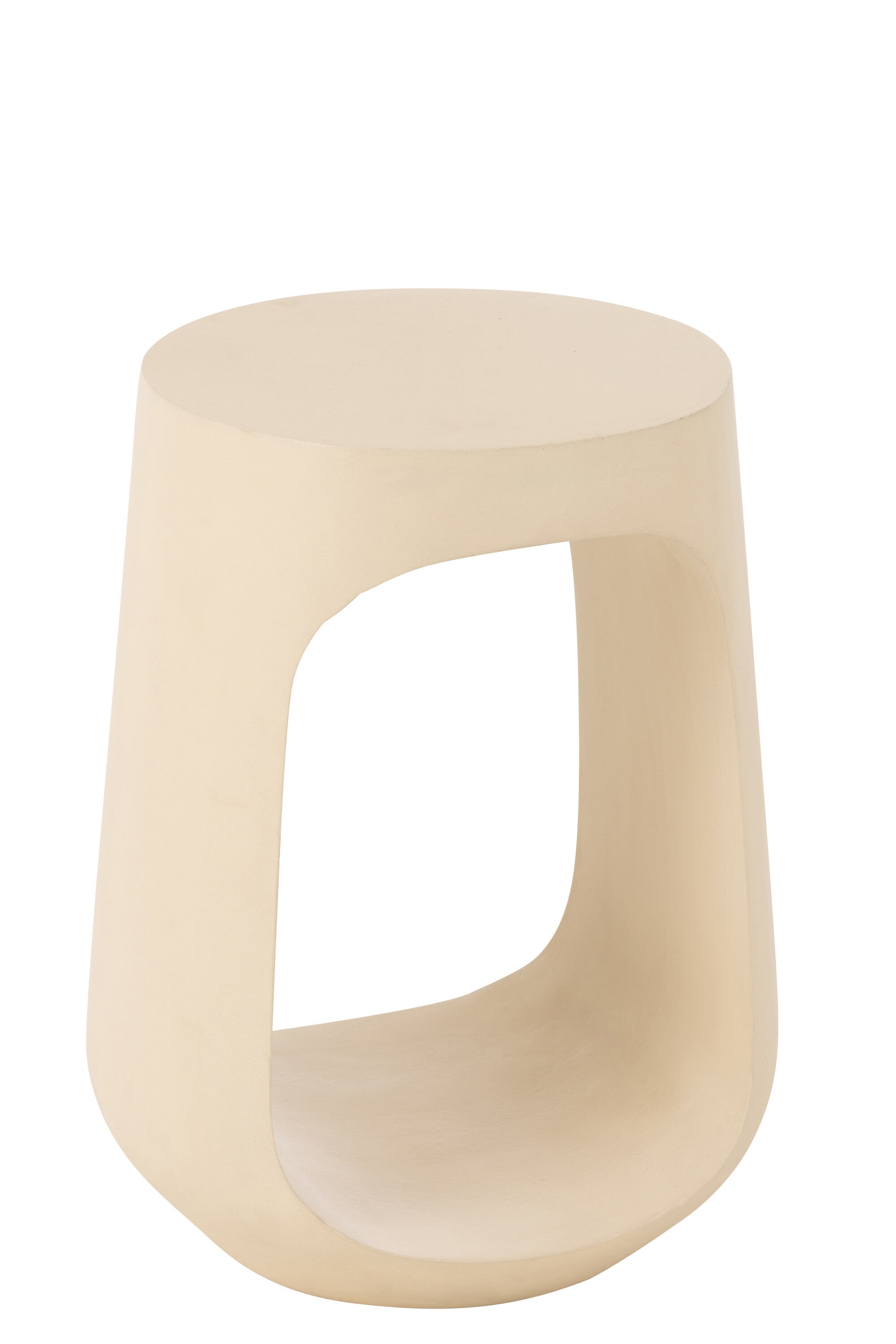 Table d'appoint "Catur" en manguier beige