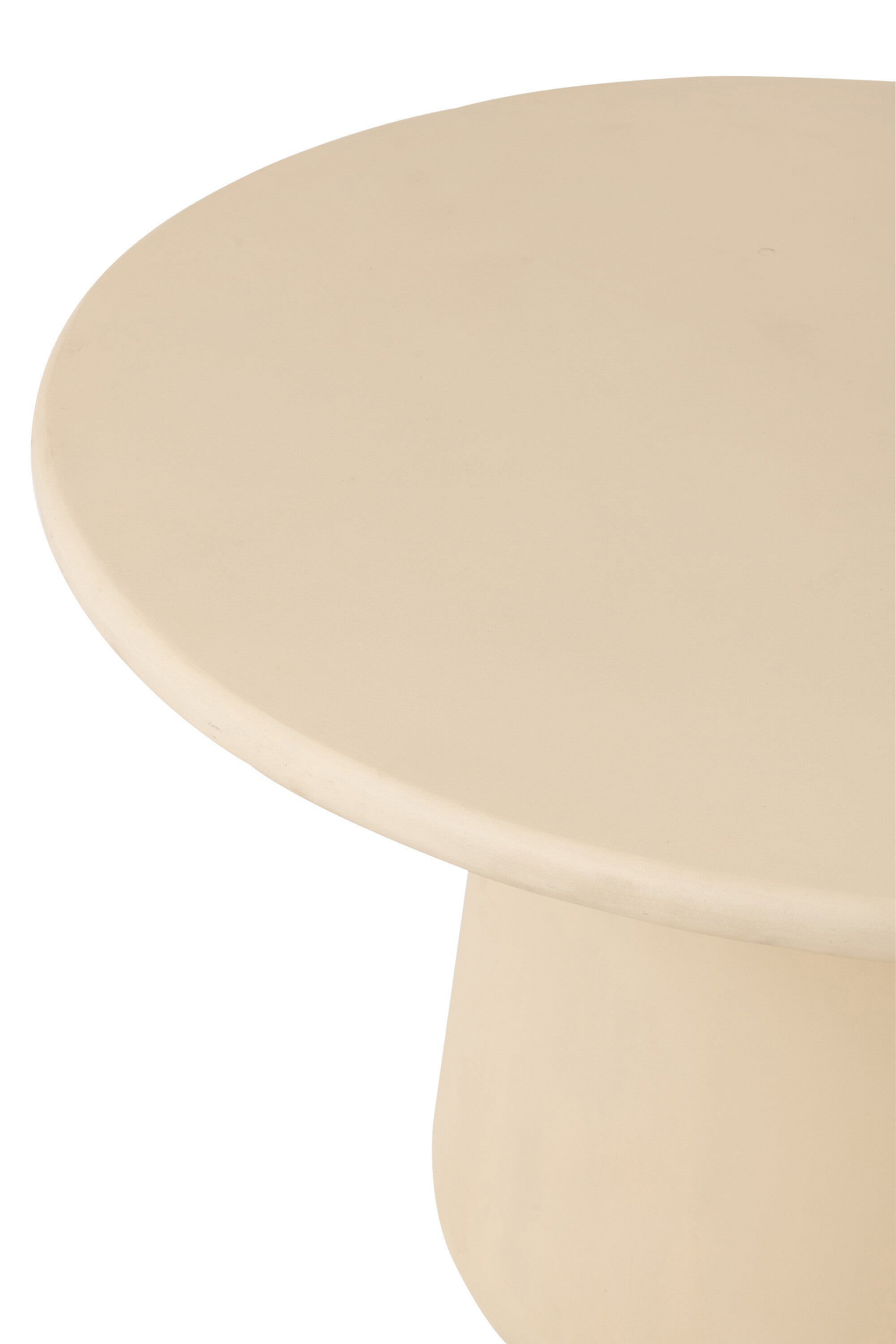 Table à manger ronde “Rama” en bois de manguier beige – Design scandinave, ambiance chaleureuse | J-Line