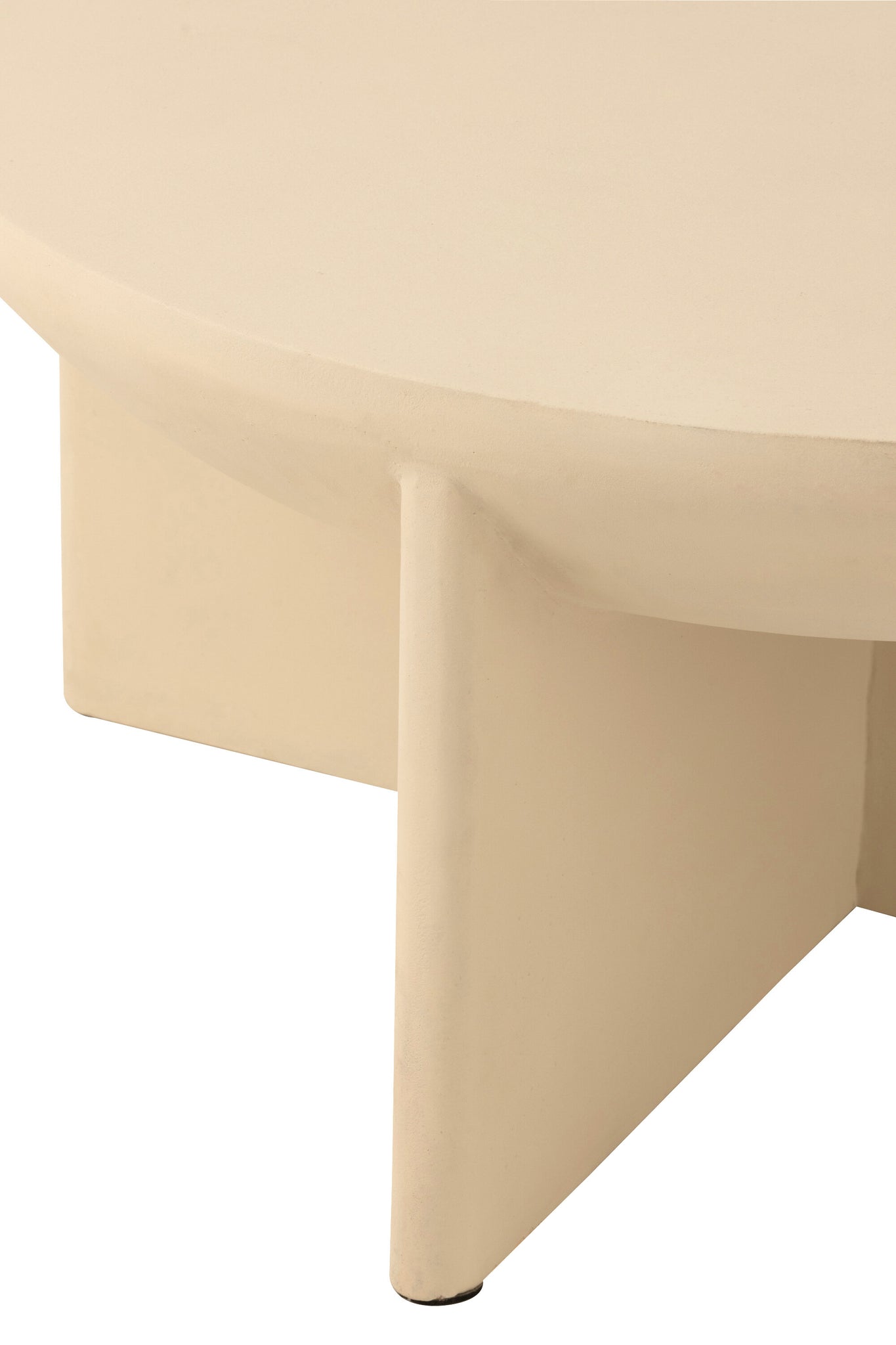Table basse “Kelly” en bois de manguier beige – Design original, Bois massif | J-Line