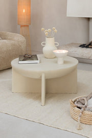 Table basse "Kopervik" en manguier beige