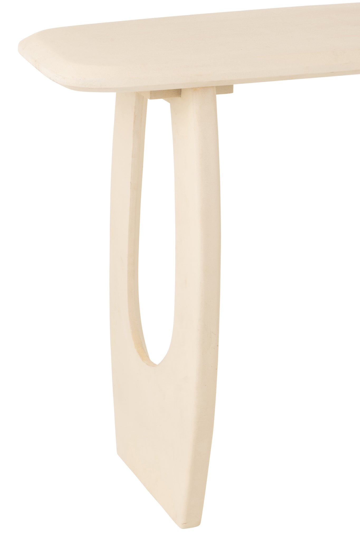 Console “Kelly” en bois de manguier beige – Design original, Bois Massif | J-Line