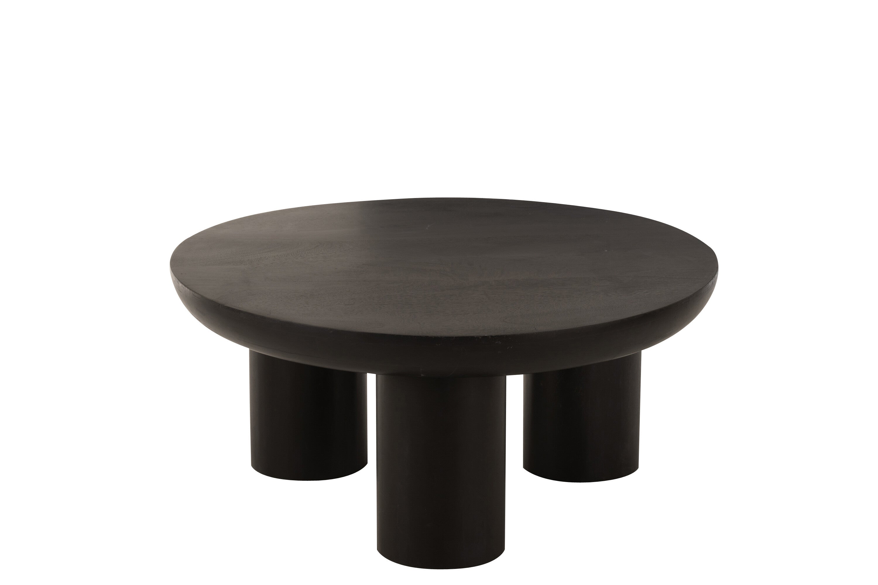 Table basse "Tiga" en manguier noir