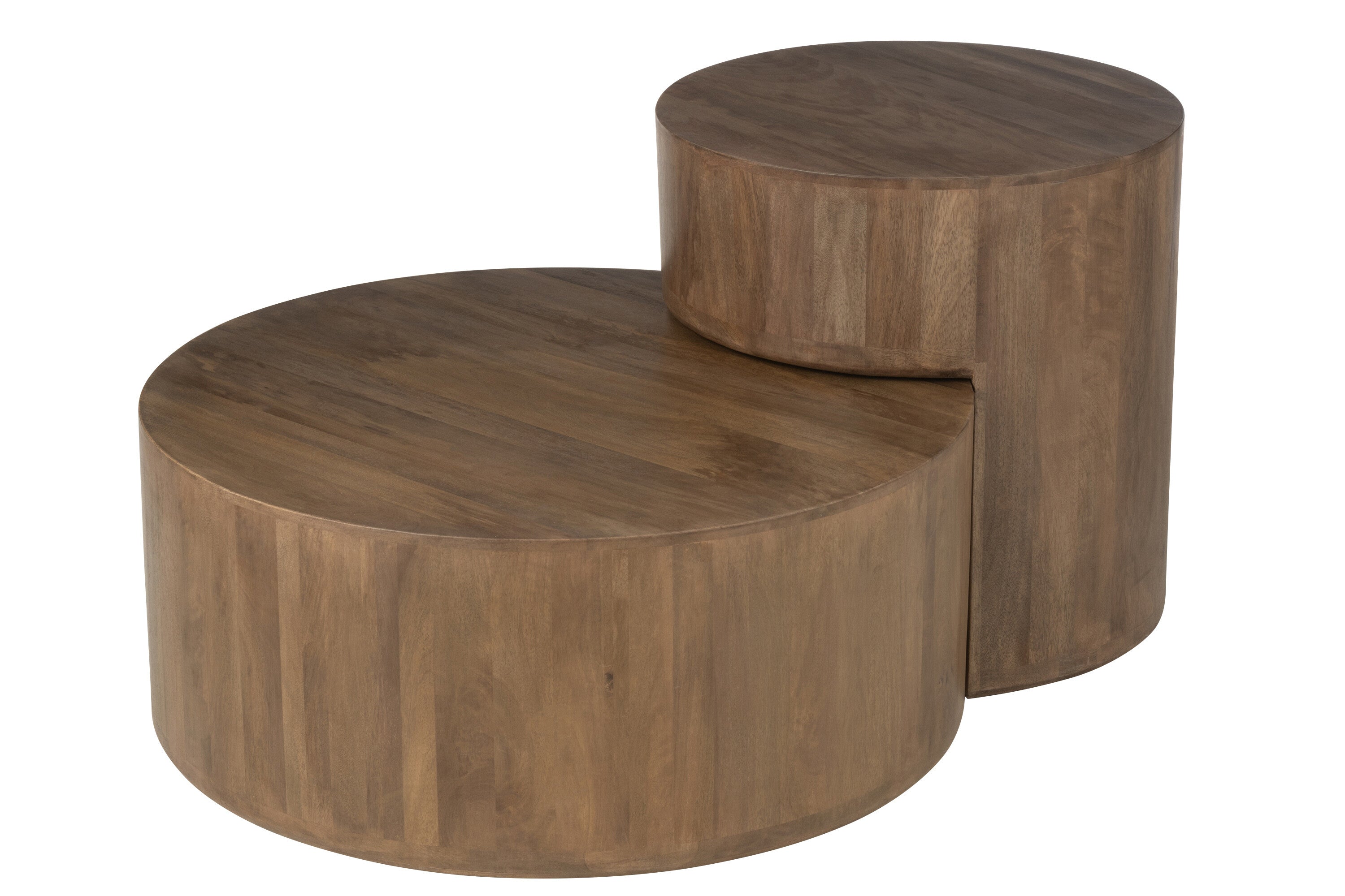 Set de 2 tables basses gigogne "Sabang" en manguier