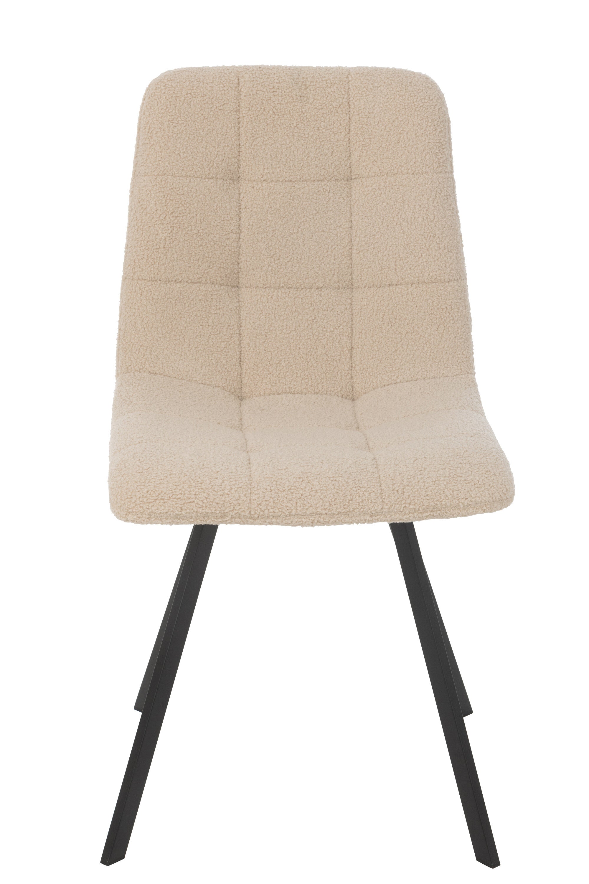 Chaise "Umea" en coton - blanc