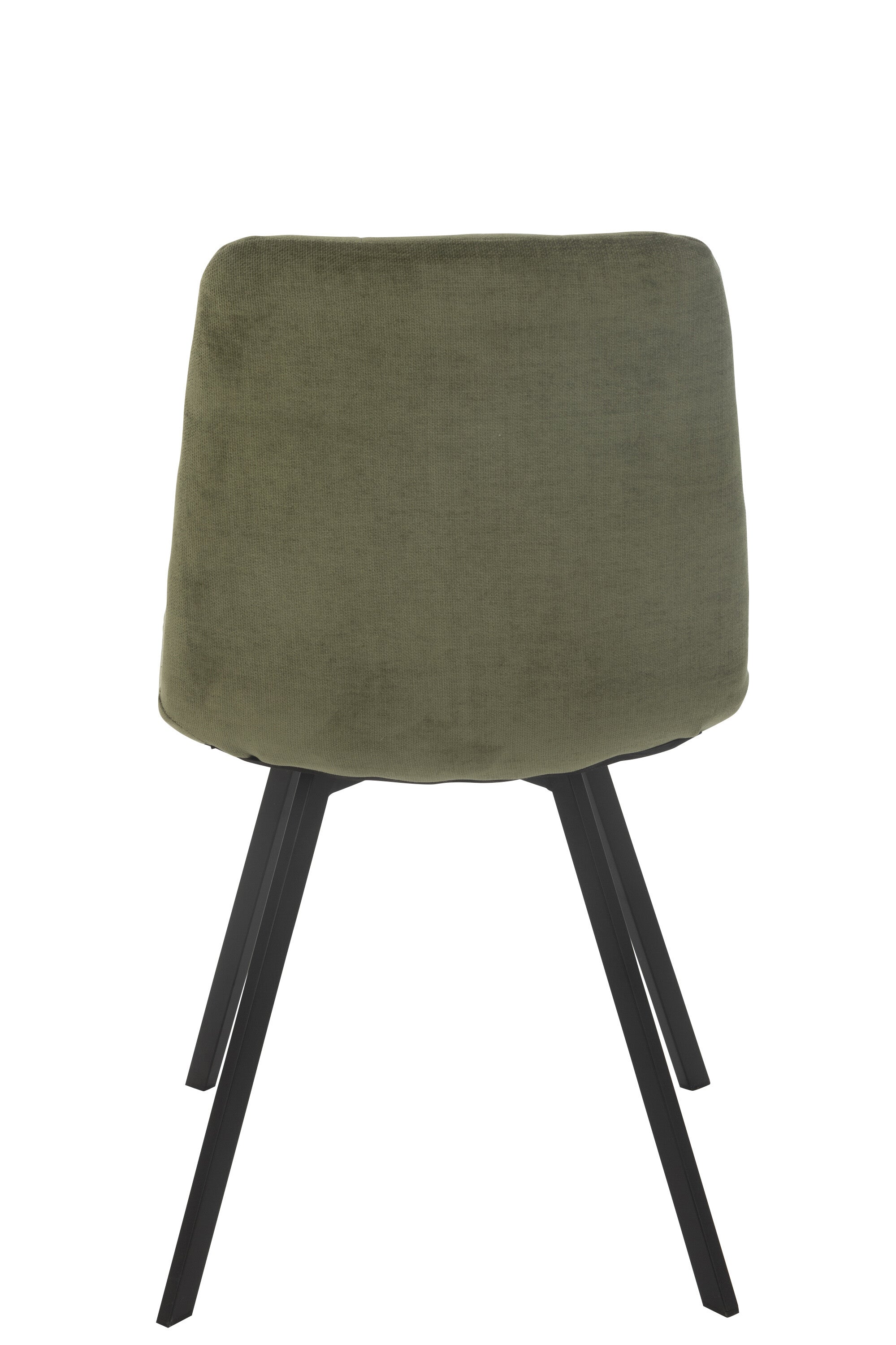 Chaise de repas “Umea” – Tissu vert doux, assise confortable | J-Line