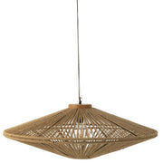 Suspension luminaire "Sibuatan" en jute beige