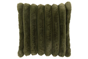 Coussin corduroy "Floro" vert