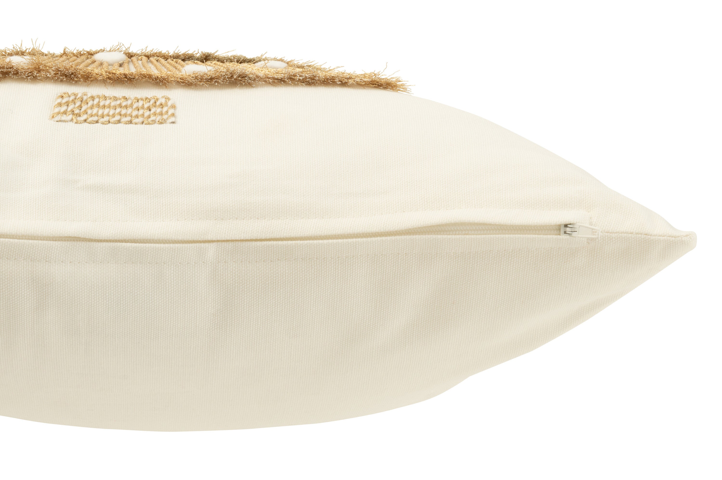 Coussin Sapin de Noël à Franges et Pompons – Coton, Style Cosy et Festif | J-Line