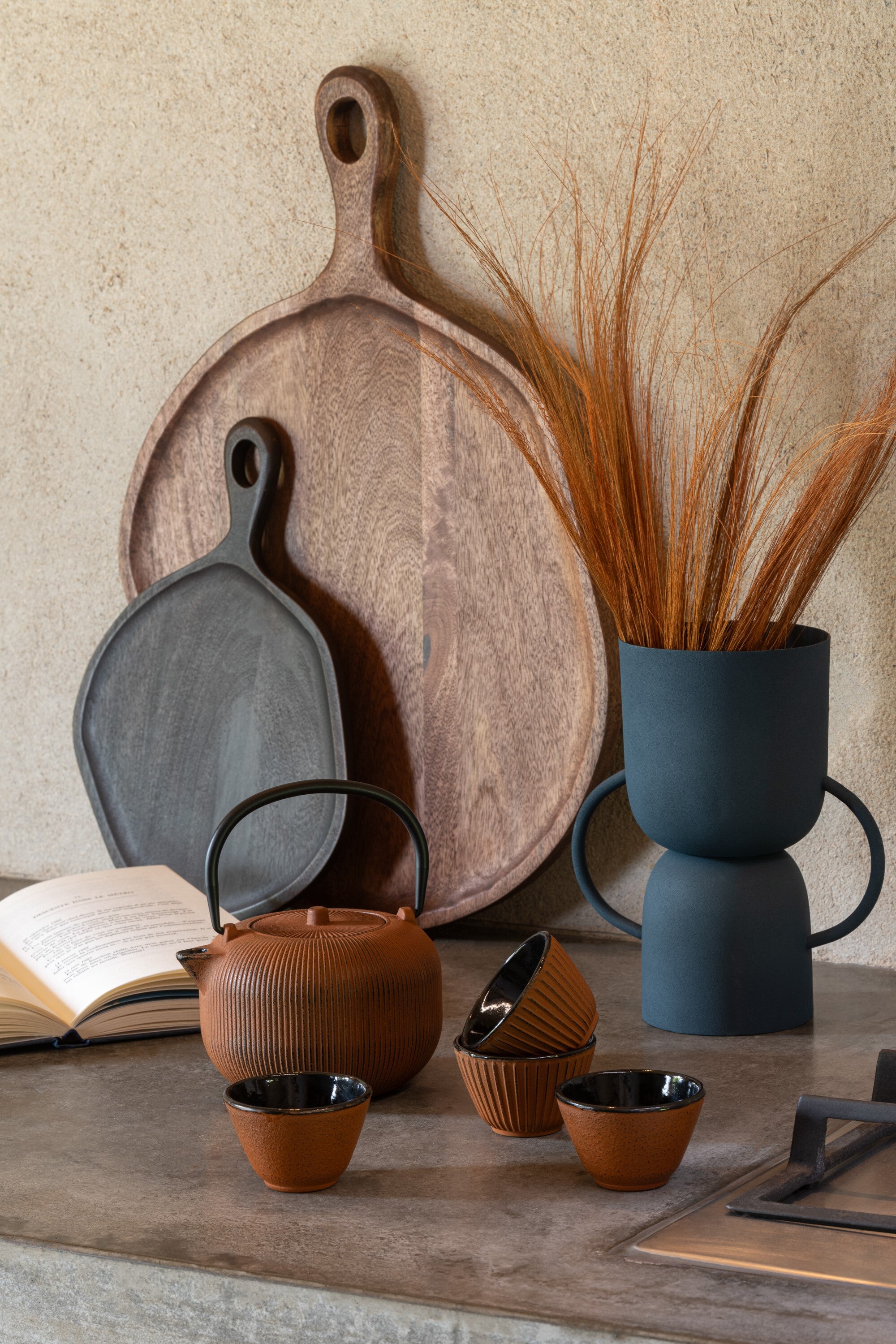 Plateau "Goa" en bois de manguier petit – Design organique, Art de la Table | J-Line