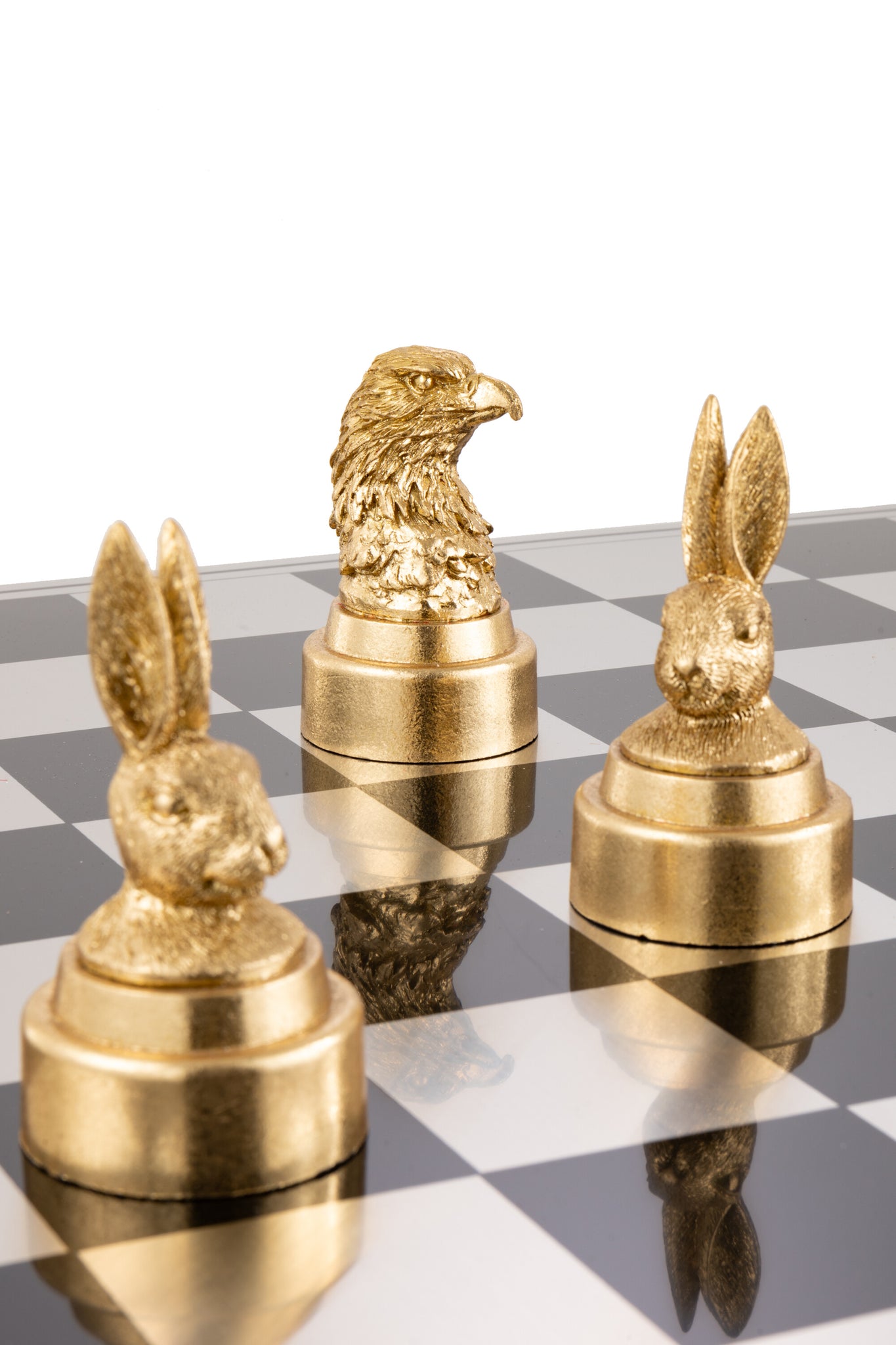 Jeu d'Échecs “Safari Chic” – Décoratif & Design Élégant | J-Line