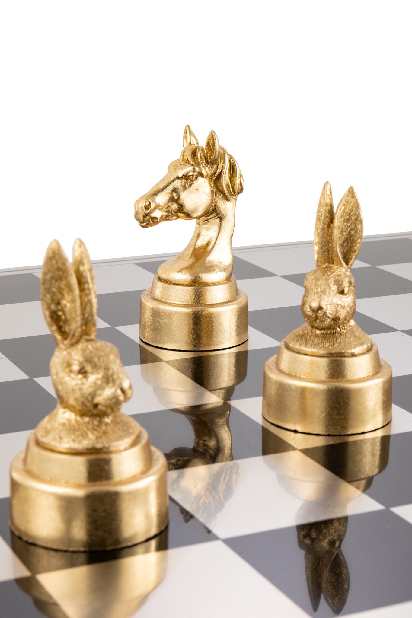 Jeu d'Échecs “Safari Chic” – Décoratif & Design Élégant | J-Line