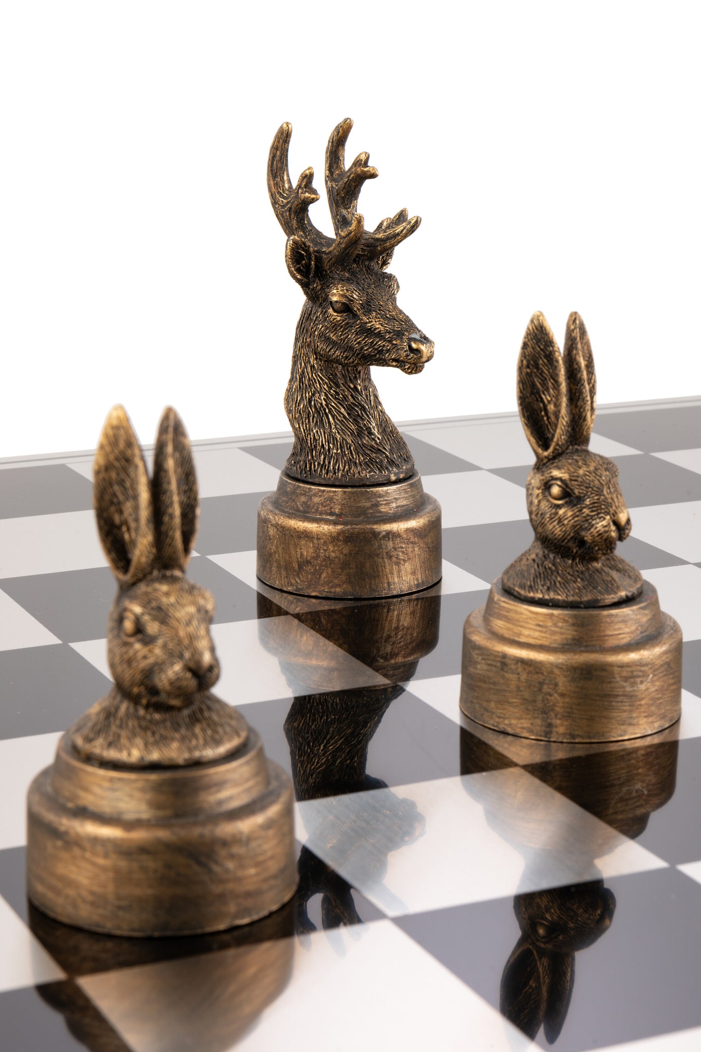 Jeu d'Échecs “Safari Chic” – Décoratif & Design Élégant | J-Line