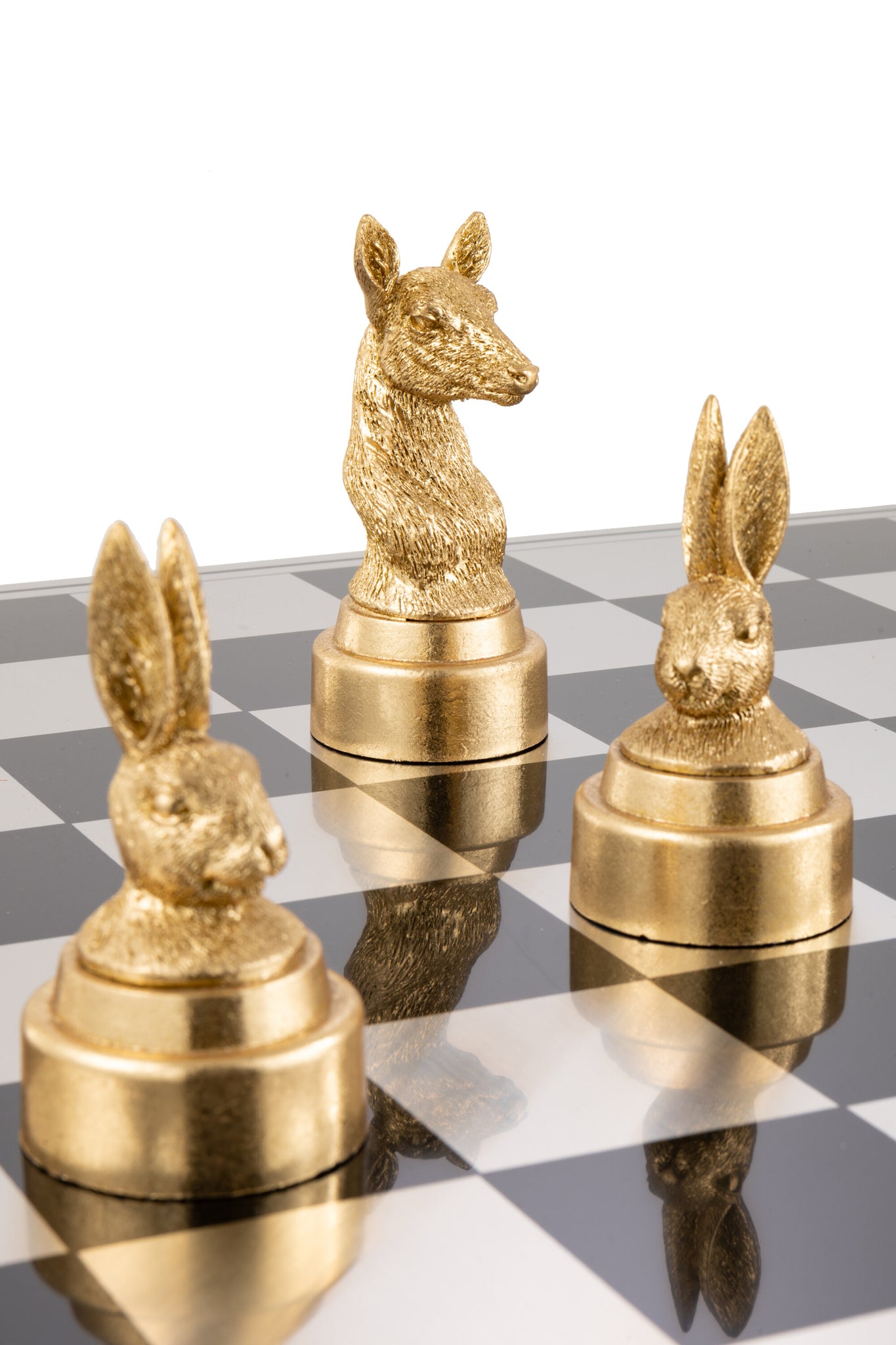 Jeu d'Échecs “Safari Chic” – Décoratif & Design Élégant | J-Line