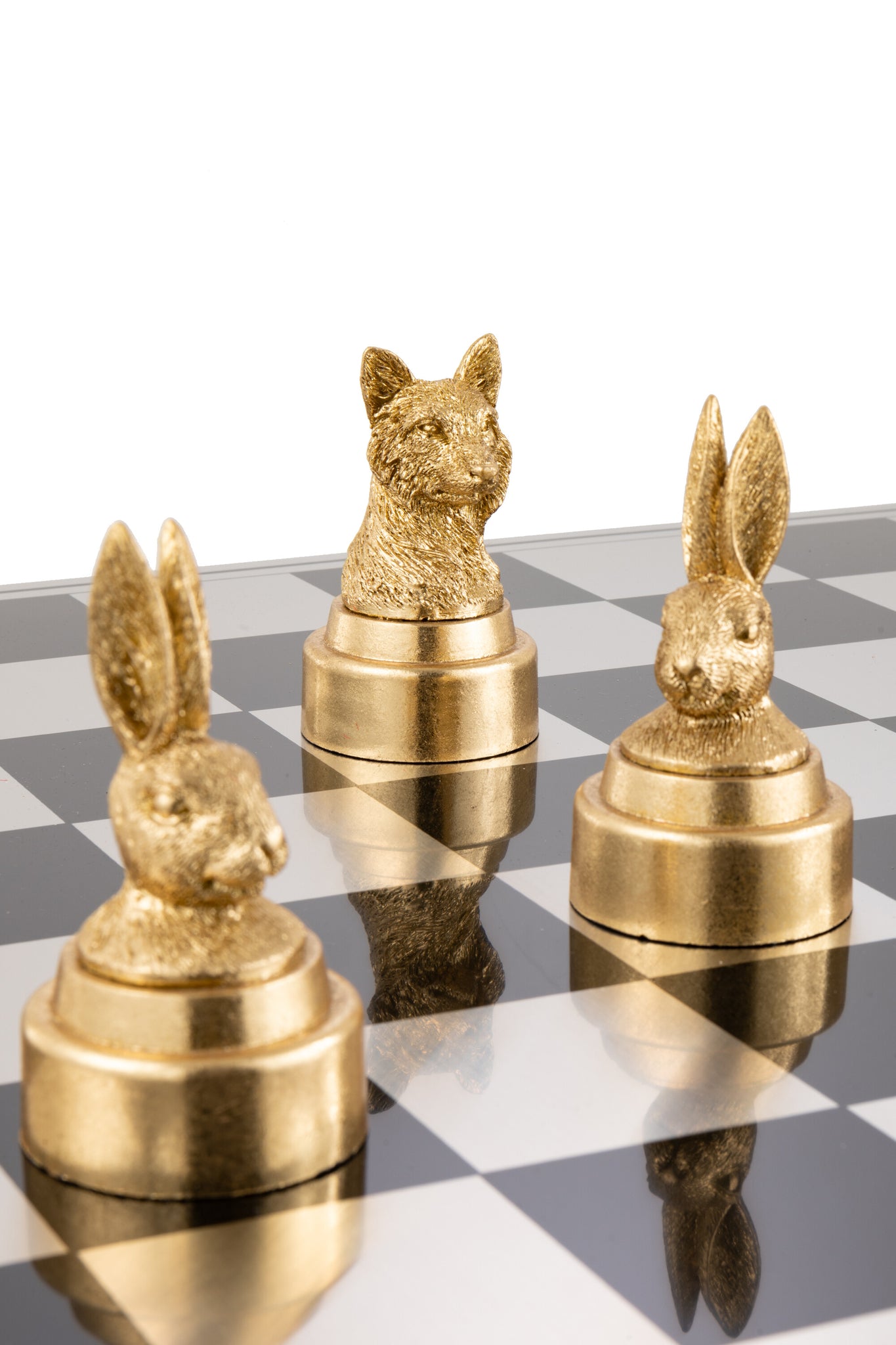 Jeu d'Échecs “Safari Chic” – Décoratif & Design Élégant | J-Line