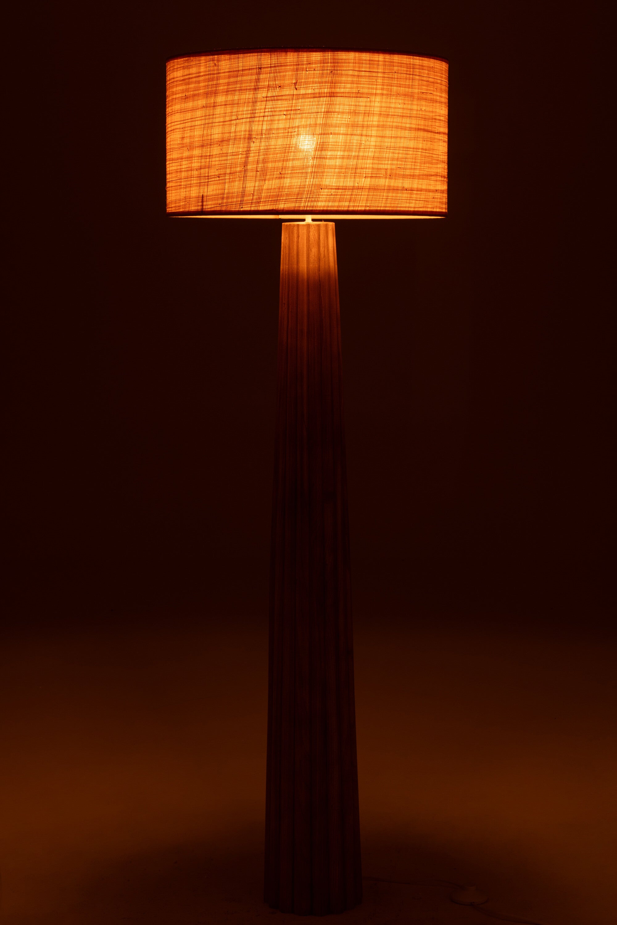 Lampadaire "Tikitiki" en bois d'ailanthus naturel